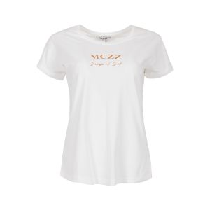 Maicazz Onora shirt opdruk white camel