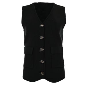 Maicazz Tall Pessie gilet black