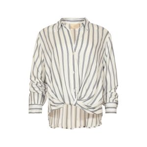 Maicazz Tall Sense lng blouse silver stripe