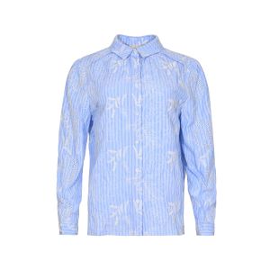 Maicazz Tall Saigon lngblouse blue stripe